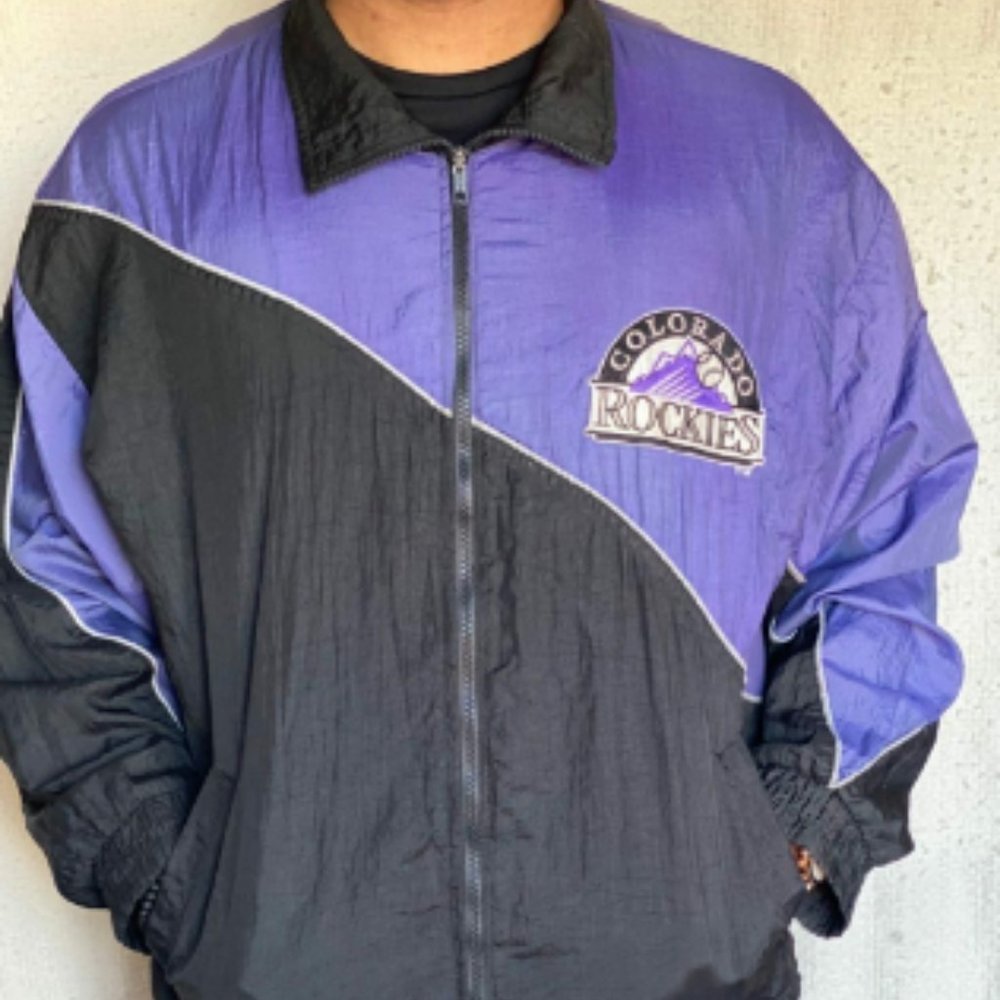Vintage Colorado Rockies Windbreaker